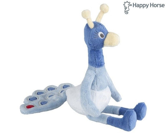 1 Stück Happy Horse Plüsch Pfau Polly No. 2 – 31 cm Kuscheltier - Kleingeschenke-Paradies.de
