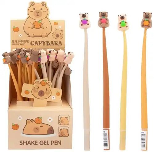 Capybara Gelstift 22cm im Display (48) Stück im Set! - Kleingeschenke-Paradies.de