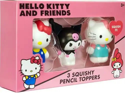 12er Set Hello Kitty 3D Squishy Pencil Toppers 3-Pack – 36 Stück - Kleingeschenke-Paradies.de