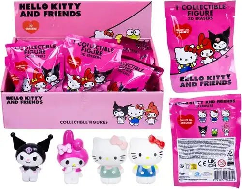 Hello Kitty and Friends 3D Radiergummi Blindbag 24 Stück - Kleingeschenke-Paradies.de