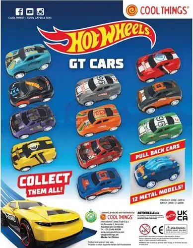 Hot Wheels GT-Autos Überraschungskapsel 20 Stück| Mini-Rennwagen 65mm - Kleingeschenke-Paradies.de