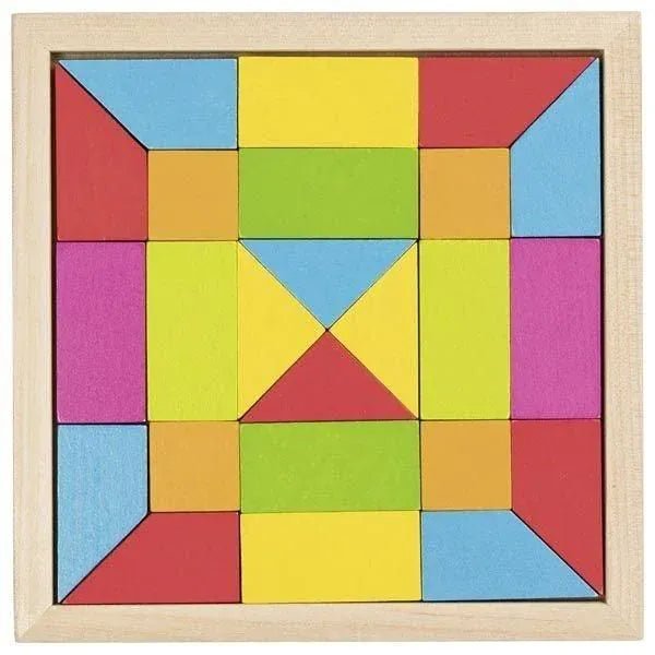 Goki Legespiel Bunt 58588 | Holz-Mosaikspiel ab 3 Jahren - Kleingeschenke-Paradies.de