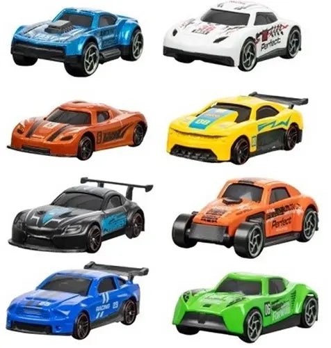 32 Metall-Rennwagen im Display – 16 verschiedene Ausführungen sortiert. - Kleingeschenke-Paradies.de