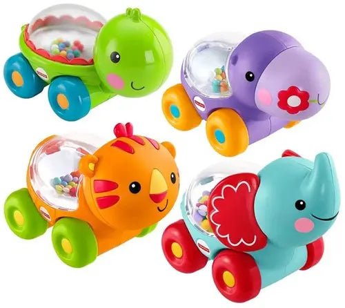 Fisher-Price Poppity Pop Pals – 4er-Set Roll- und Krabbelspaß - Kleingeschenke-Paradies.de