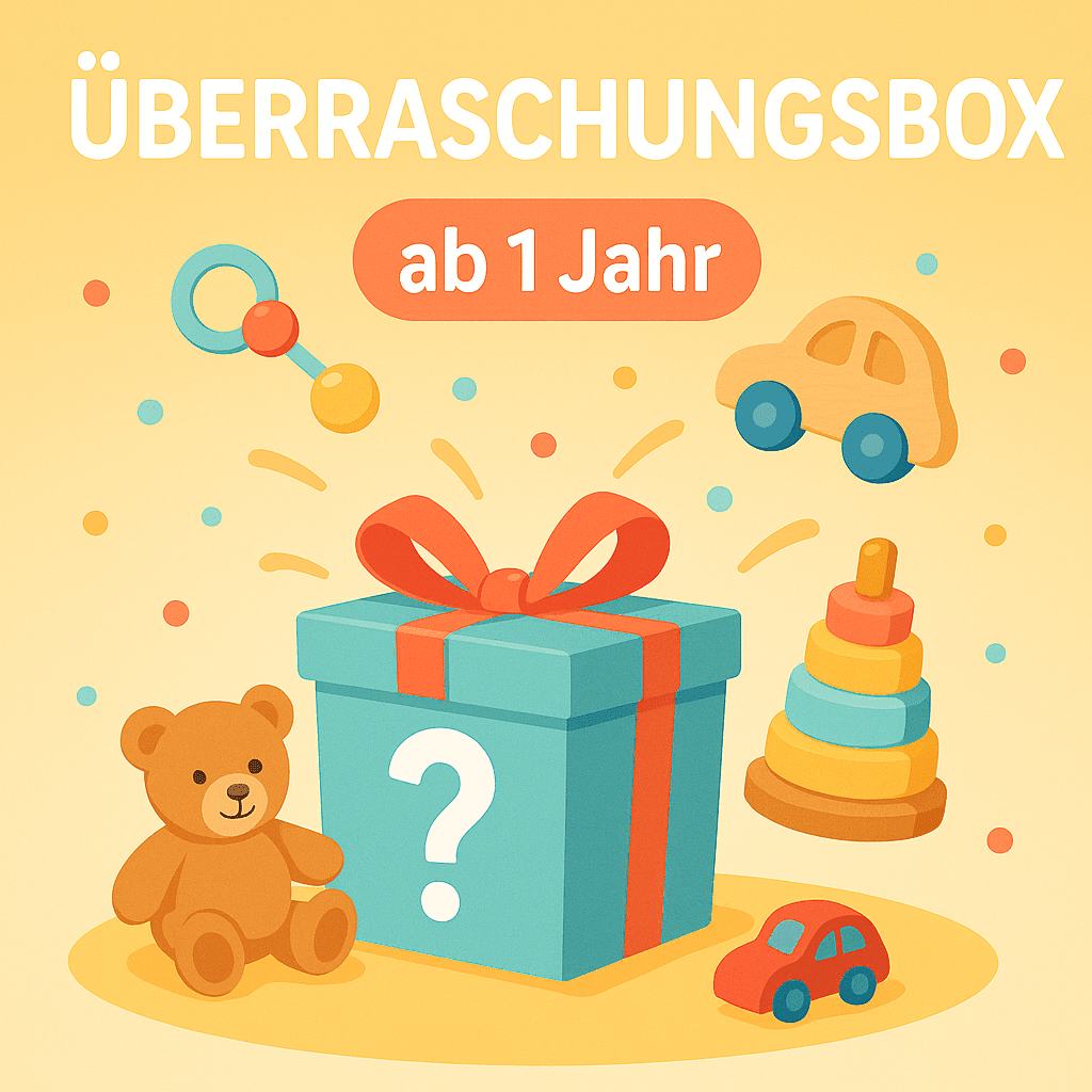 Überraschungsbox bis 1 Jahr – Spielspaß für die Kleinsten 4-5 Teile im Set - Kleingeschenke-Paradies.de