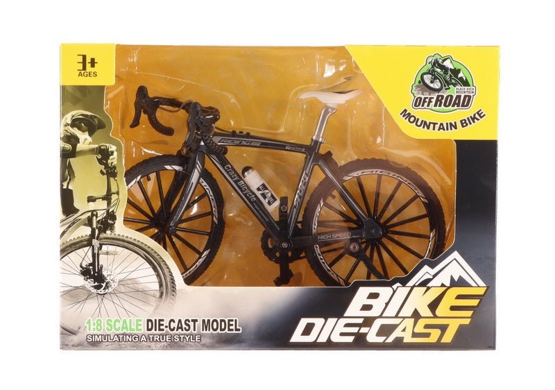 Die-Cast Fahrrad Modell 3 Teilig Rot/Gelb/Schwarz 1:8 – farblich sortiert - Kleingeschenke-Paradies.de