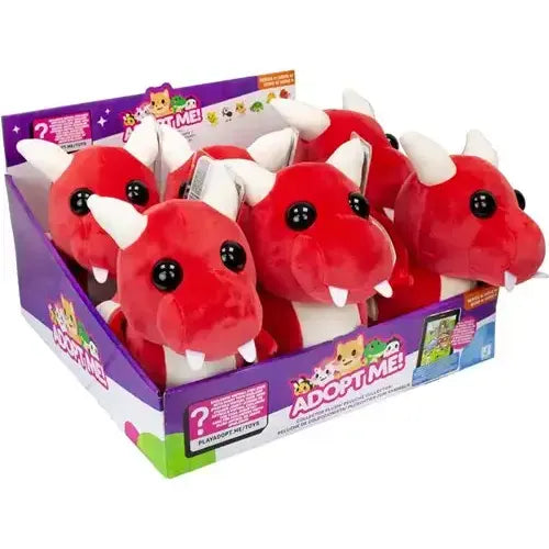 Jazwares Baby & Kleinkind Adopt Me! Collector Plüschtier Drache 20cm | Mit virtuellem Code 6 Stück Set ab 6 Jahren