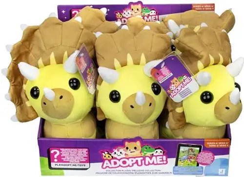 Adopt Me! Collector Plüsch Triceratops 20 cm – Display mit 6 Stück - Kleingeschenke-Paradies.de