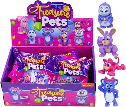 Toi-Toys Treasure Pet 18 Teilig | Süßes Haustier in der Überraschungstüte