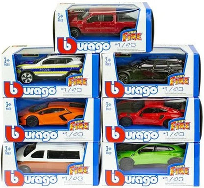 24er Display Bburago Die Cast Autos 1:43 Serie F – sortiert - Kleingeschenke-Paradies.de