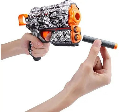 2er Set ZURU X-Shot Illustrate Blaster mit 16 Darts – Spielzeug-Blaster ab 8 Jahren - Kleingeschenke-Paradies.de