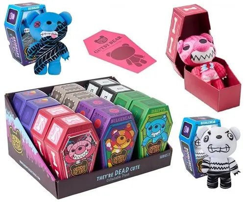 12 Stück Deddy Bears Plüsch Serie 3 – 14 cm im Display - Kleingeschenke-Paradies.de