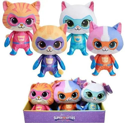 Disney Junior Super Kitties Plüschkatzen 18 cm – sortiert im 6er Display - Kleingeschenke-Paradies.de