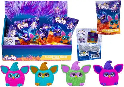 Hasbro Furby 3D Radiergummi Blindbag 24 Stück Mini-Puzzle Sammelfigur