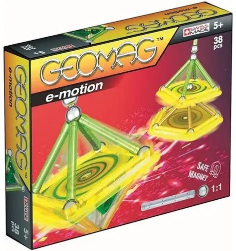 Geomag E-Motion Power Spin 38-teilig Magnet Spiel ab 5 Jahren - Kleingeschenke-Paradies.de