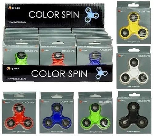 Dinotoys Handspinner Color Spin 24 Stück| Fidget Spinner 7,5cm - Kleingeschenke-Paradies.de