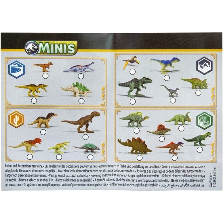 Dinotoys Baby & Kleinkind Jurassic World Minis 14 Teilig– Dino-Überraschung ab 3 Jahren