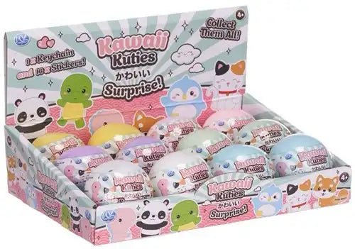 12er Display Kawaii Kuties Capsule 50 mm – 6-fach sortiert - Kleingeschenke-Paradies.de