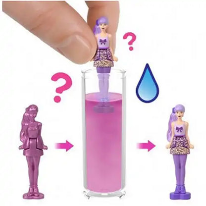 Mini Barbie Land Color Reveal Puppe 10 Stück | Mini-Puppe 4cm