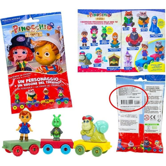 Dinotoys Baby & Kleinkind 10 Stück Set Pinocchio and Friends – Blindbag (12×21 cm, sortiert) ab 3 Jahren