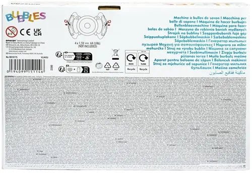 1 Stück Amscan Seifenblasenmaschine Lenkrad inkl. Seifenblasenflüssigkeit 22,5 cm – Automatische - Kleingeschenke-Paradies.de