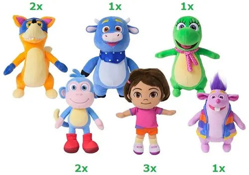 Spin Master Dora Plusch 20cm sortiert im display (10) Stück