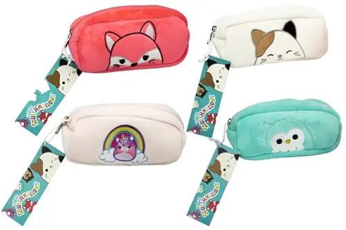 6er Set Squishmallows Federmäppchen 19,5 cm – 4-fach sortiert - Kleingeschenke-Paradies.de