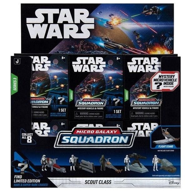 Jazwares Baby & Kleinkind Star Wars Micro Galaxy Serie 3 – Display mit 12 Mystery Packs ab 4 Jahren