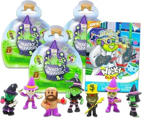 Wacky Wizards Mini-Sammelfiguren im Blindbag – 24er-Display - Kleingeschenke-Paradies.de