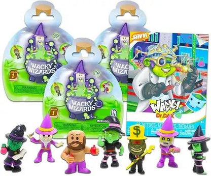 Wacky Wizards Mini-Sammelfiguren im Blindbag – 24er-Display - Kleingeschenke-Paradies.de