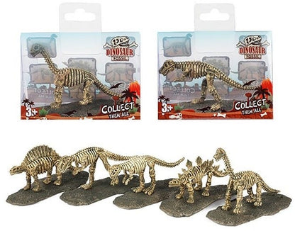 24 Stück Dinoworld Dino Fossilien – Set mit 24 Überraschungsfossilien - Kleingeschenke-Paradies.de