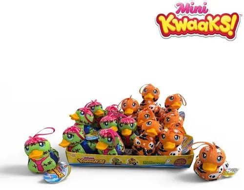 16 Stück Wyncor Mini Kwaaks! Plüsch Enten Halloween – Display mit 16 Figuren - Kleingeschenke-Paradies.de