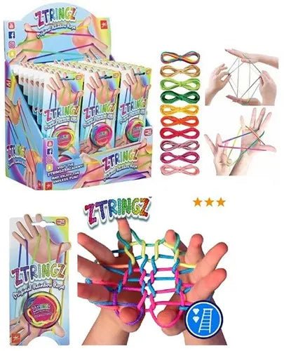 Goliath Ztringz Original Fingerseil 48 Stück | Regenbogen-Fadenspiel - Kleingeschenke-Paradies.de